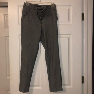 Black and white slacks